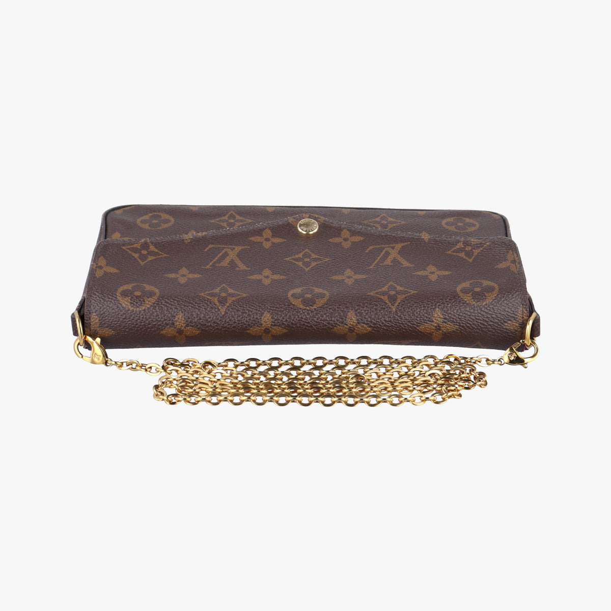 Vintage Louis Vuitton Pochette Felicie Brown Monogram Canvas M61276 shoulderbag | stylenewstar