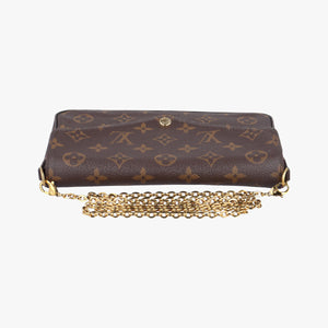 Vintage Louis Vuitton Pochette Felicie Brown Monogram Canvas M61276 shoulderbag | stylenewstar