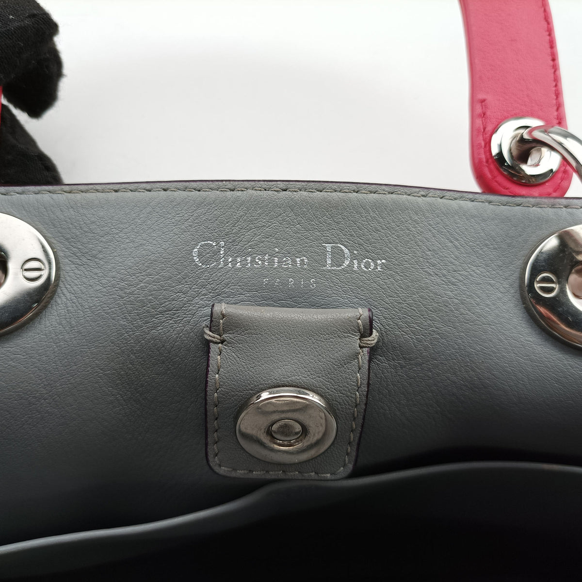Secondhand Christian Dior Diorissimo Rose Leather  shoulderbag | stylenewstar