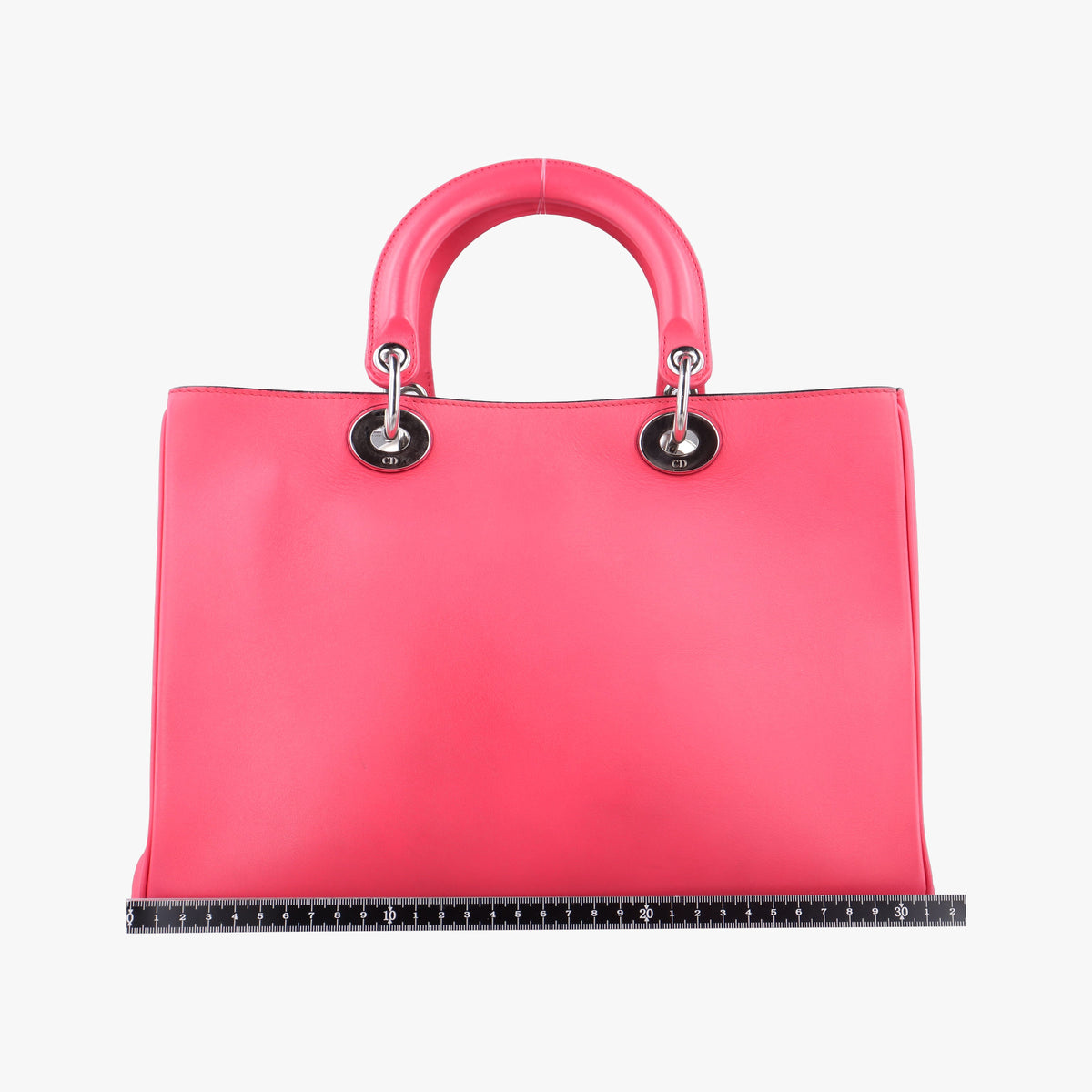 Secondhand Christian Dior Diorissimo Rose Leather  shoulderbag | stylenewstar