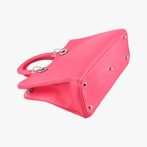 Secondhand Christian Dior Diorissimo Rose Leather  shoulderbag | stylenewstar