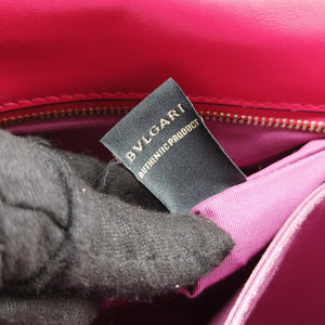 Pre-owned Bvlgari SERPENTI FOREVER Pink Leather  shoulderbag | stylenewstar