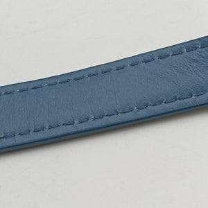 Pre-owned Celine Oval Purse Cuir Triomphe Blue Leather  shoulderbag | stylenewstar