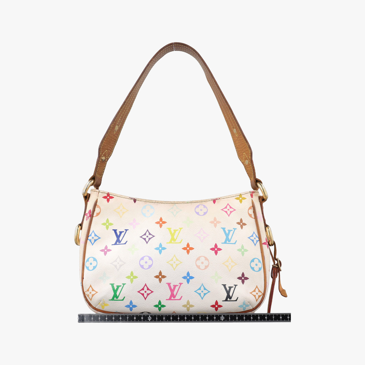 Vintage Louis Vuitton LODGE PM white Monogram Multicolor M40053 shoulderbag | stylenewstar