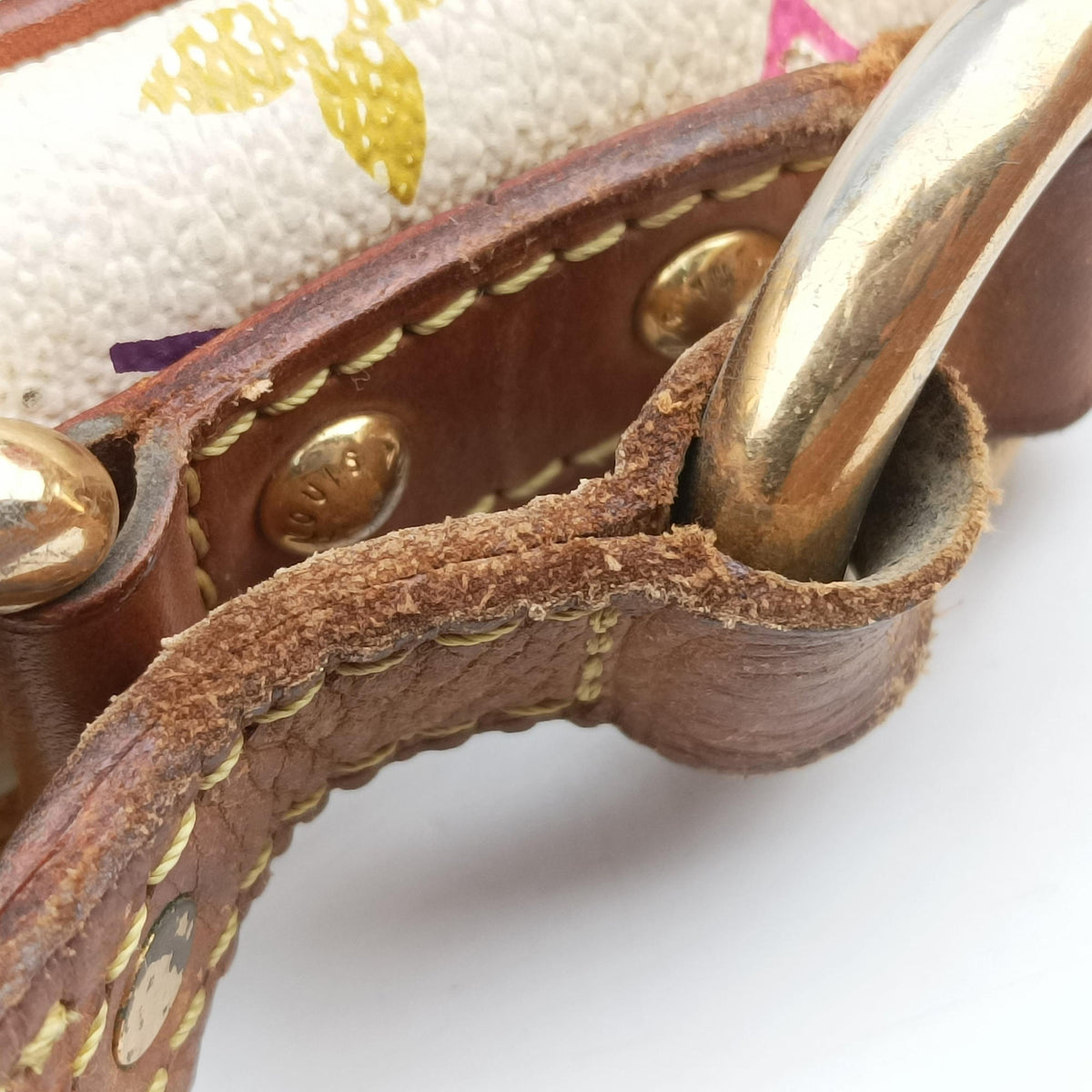 Vintage Louis Vuitton LODGE PM white Monogram Multicolor M40053 shoulderbag | stylenewstar