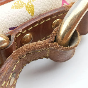 Vintage Louis Vuitton LODGE PM white Monogram Multicolor M40053 shoulderbag | stylenewstar