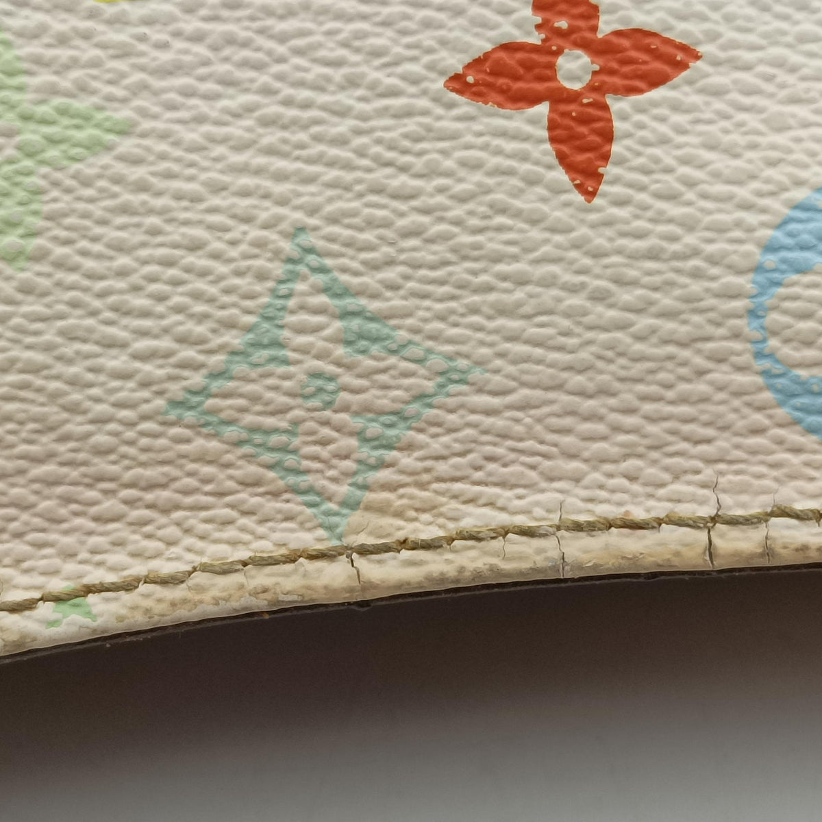 Vintage Louis Vuitton LODGE PM white Monogram Multicolor M40053 shoulderbag | stylenewstar