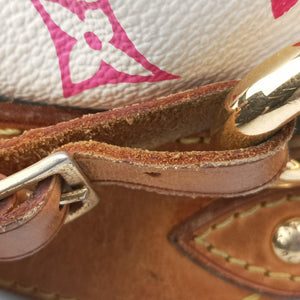 Vintage Louis Vuitton LODGE PM white Monogram Multicolor M40053 shoulderbag | stylenewstar