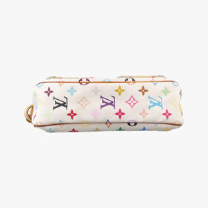 Vintage Louis Vuitton LODGE PM white Monogram Multicolor M40053 shoulderbag | stylenewstar