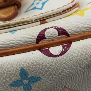 Vintage Louis Vuitton LODGE PM white Monogram Multicolor M40053 shoulderbag | stylenewstar