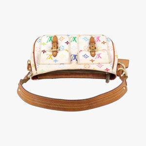 Vintage Louis Vuitton LODGE PM white Monogram Multicolor M40053 shoulderbag | stylenewstar
