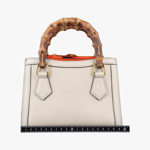 Pre-owned Gucci Diana Mini White Leather 655661 shoulderbag | stylenewstar
