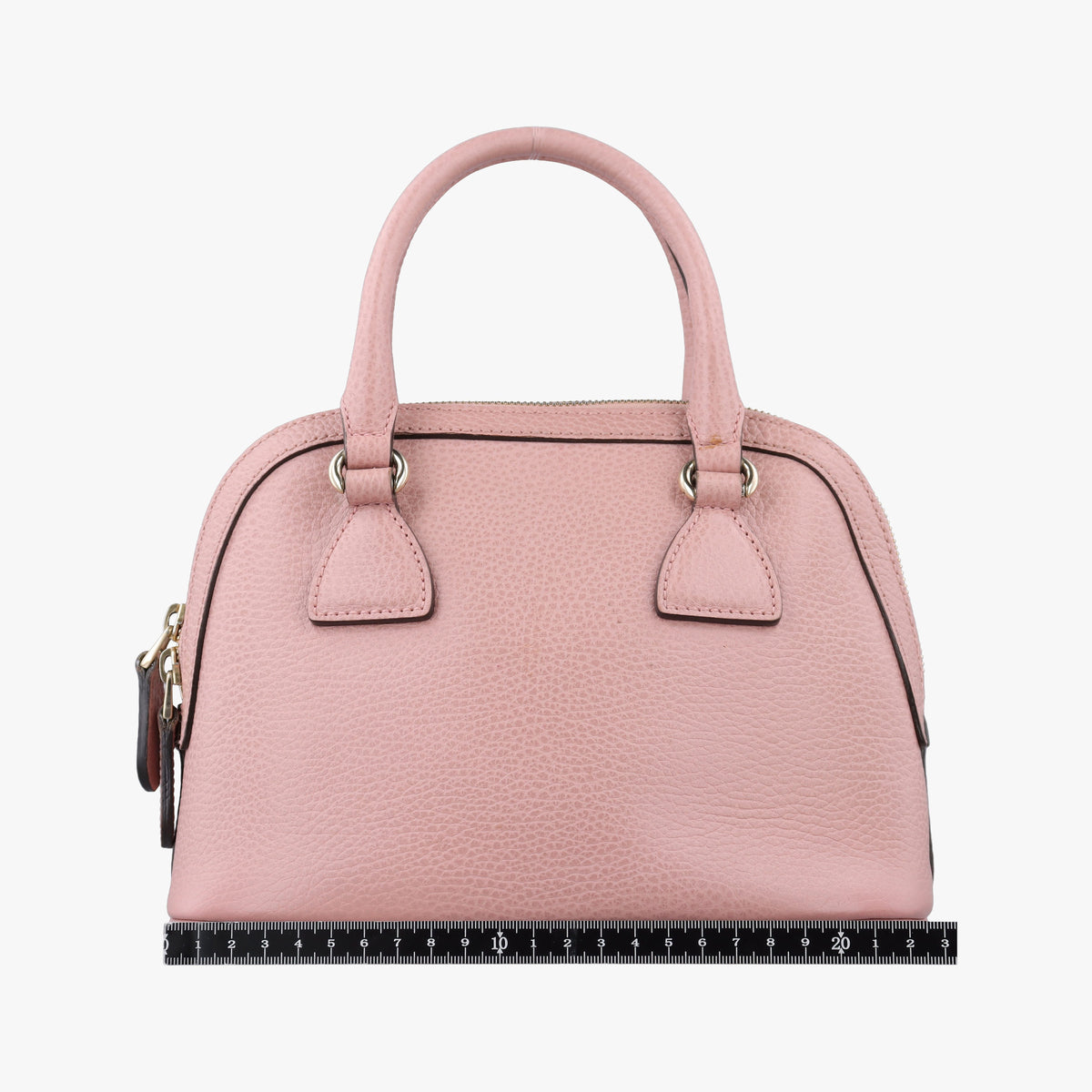 Secondhand Gucci Interlocking G charm Dome Pink Leather 449661 shoulderbag | stylenewstar