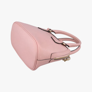 Secondhand Gucci Interlocking G charm Dome Pink Leather 449661 shoulderbag | stylenewstar