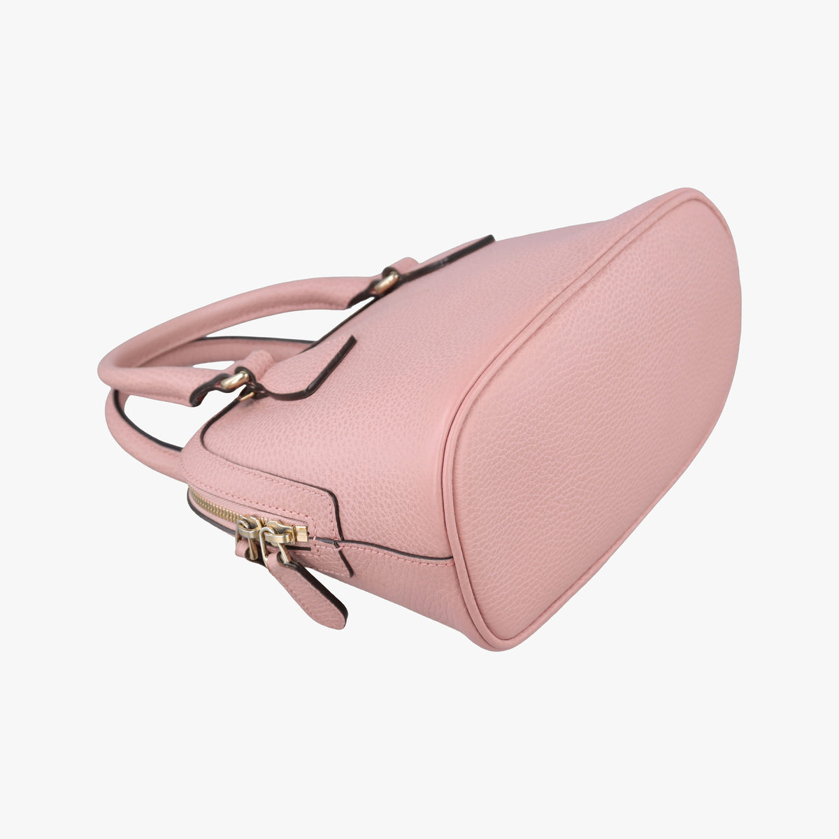 Secondhand Gucci Interlocking G charm Dome Pink Leather 449661 shoulderbag | stylenewstar