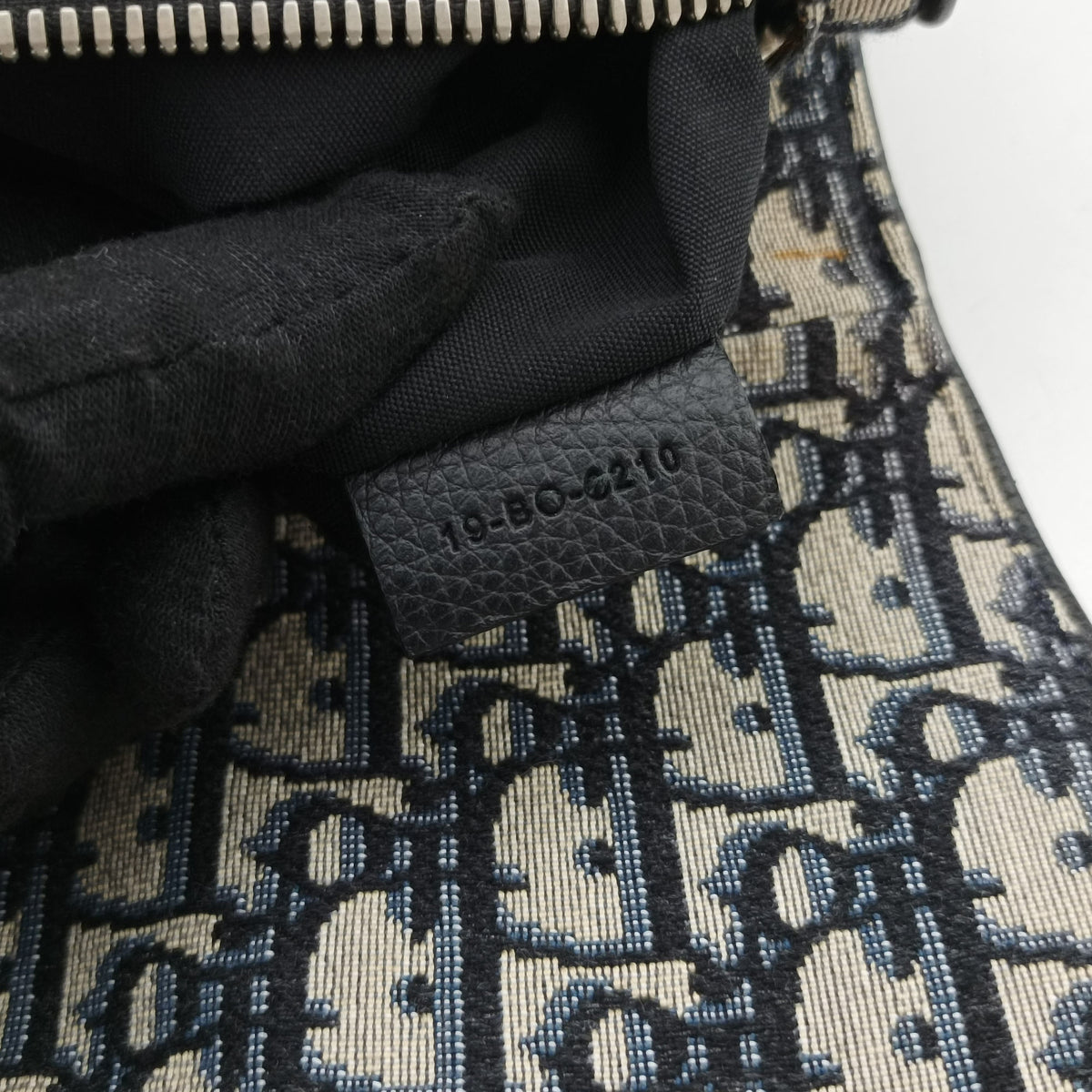 Vintage Christian Dior Saddle Navy Jacquard×Leather  bum bag/waist bag | stylenewstar