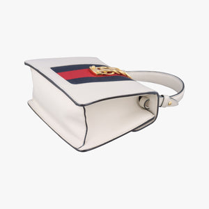 Pre-owned Gucci Sylvie White Leather 470270 shoulderbag | stylenewstar