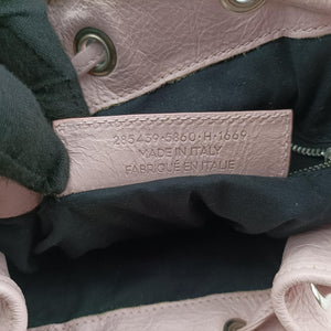 Pre-owned Balenciaga Pompon Pink Lambskin  shoulderbag | stylenewstar