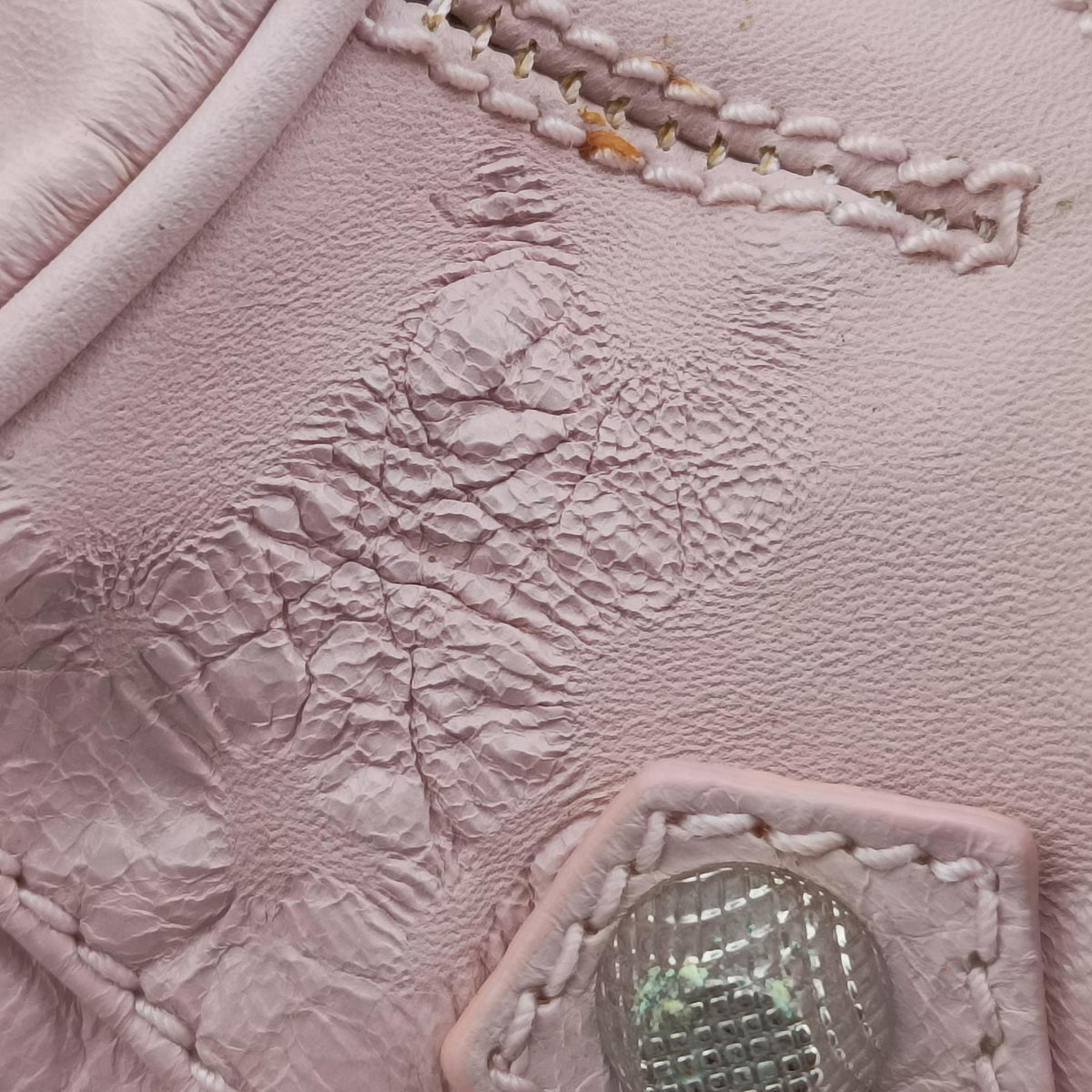 Pre-owned Balenciaga Pompon Pink Lambskin  shoulderbag | stylenewstar