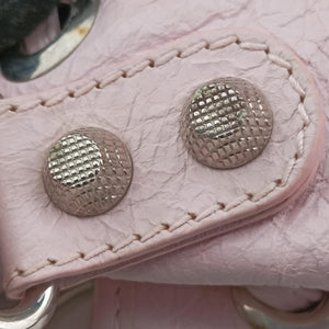 Pre-owned Balenciaga Pompon Pink Lambskin  shoulderbag | stylenewstar