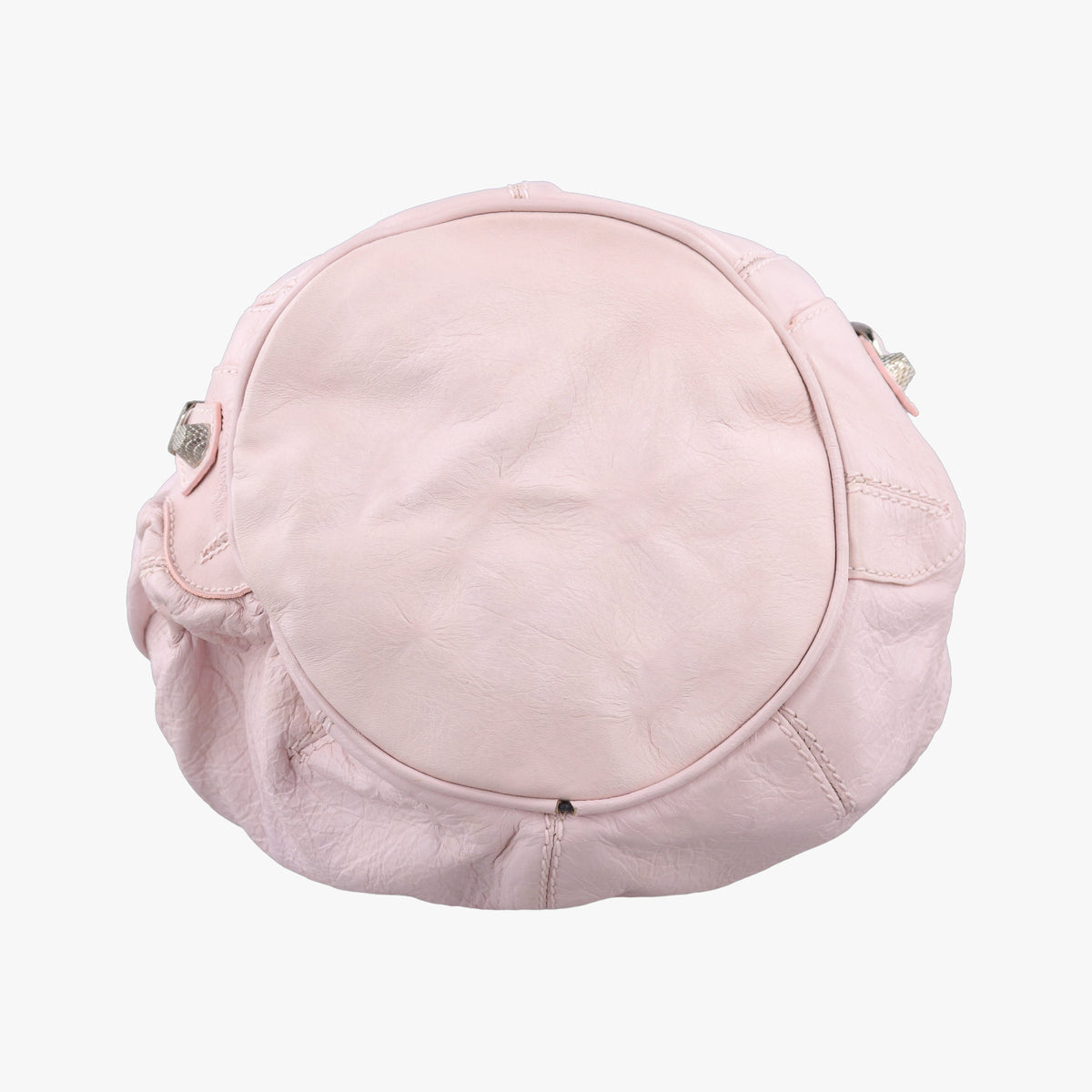 Pre-owned Balenciaga Pompon Pink Lambskin  shoulderbag | stylenewstar