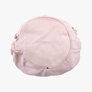 Pre-owned Balenciaga Pompon Pink Lambskin  shoulderbag | stylenewstar