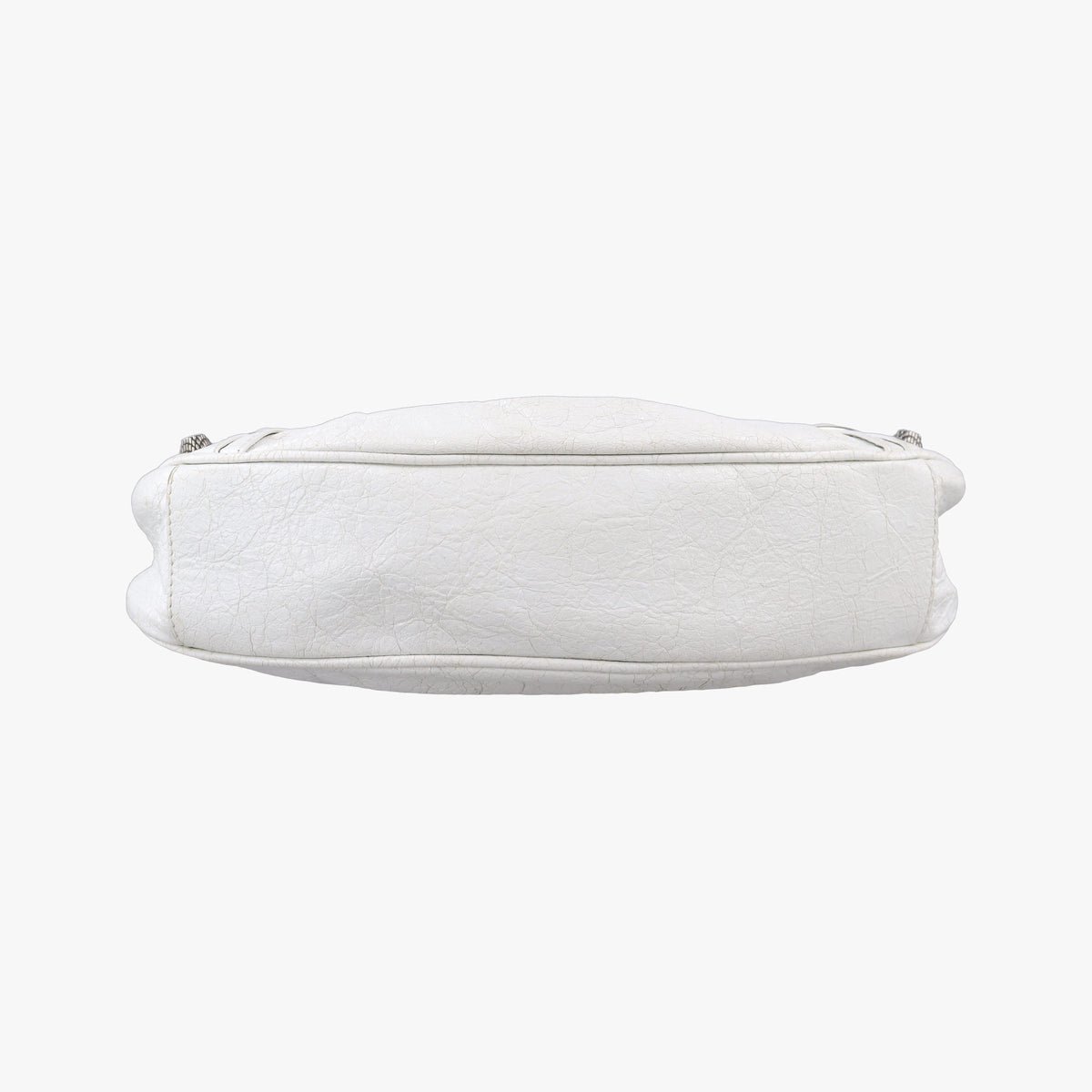 Pre-owned Balenciaga Le Cagole White lambskin  shoulderbag | stylenewstar