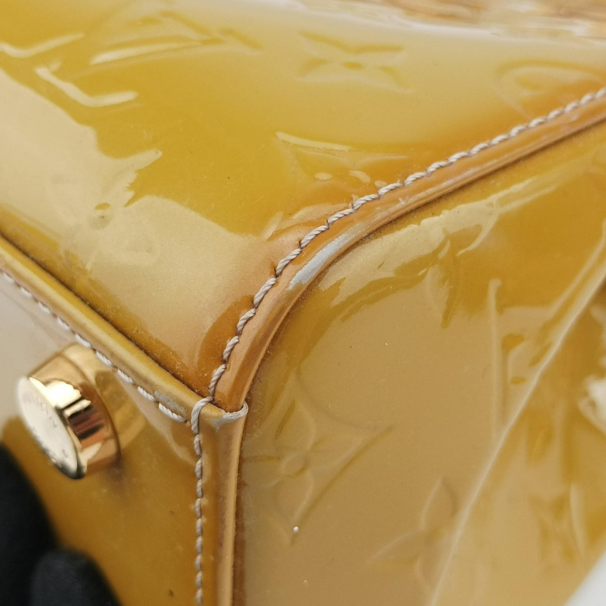 Pre-owned Louis Vuitton Brea MM Dunne Vernis M90180 shoulderbag | stylenewstar