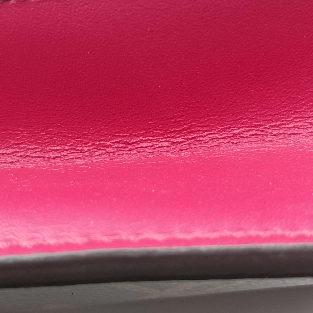 Pre-owned Louis Vuitton Portefeuille FLORE Chain brown×FUCHSIA Monogram Canvas×calf leather M69578 shoulderbag | stylenewstar