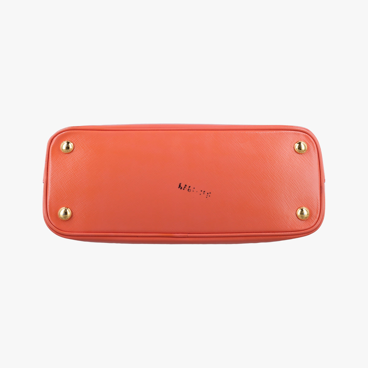Pre-owned Prada Promenade Orange SAFFIANO patent BN2567 shoulderbag | stylenewstar