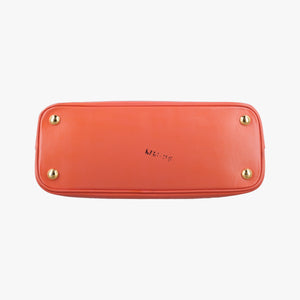 Pre-owned Prada Promenade Orange SAFFIANO patent BN2567 shoulderbag | stylenewstar