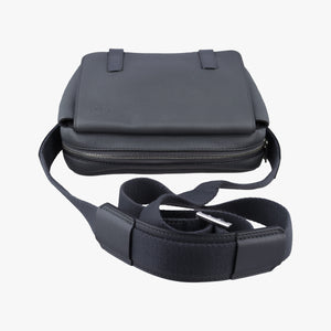 Secondhand Loewe Military Messenger XS Grey Leather B553A72X21 shoulderbag | stylenewstar