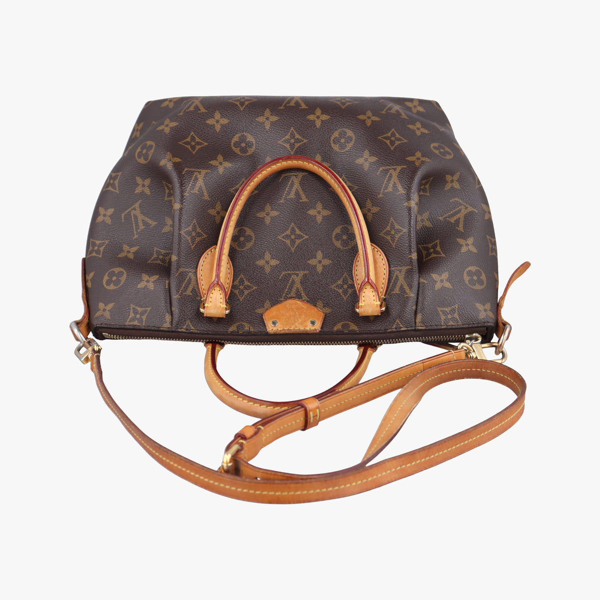 Pre-owned Louis Vuitton TURENNE PM Brown Monogram Canvas M48813 shoulderbag | stylenewstar
