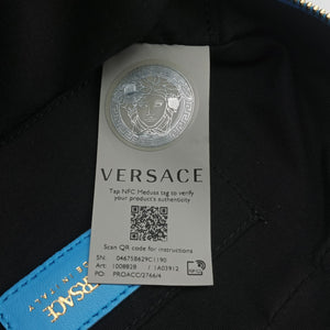 Vintage VERSACE La Medusa Camera Blue Leather  shoulderbag | stylenewstar