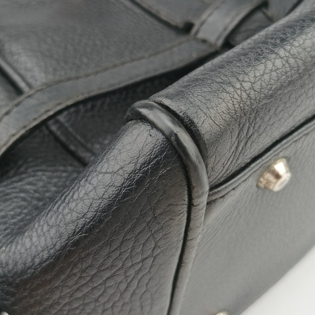 Vintage Christian Dior D-Charm BowlerL Black Leather  shoulderbag | stylenewstar