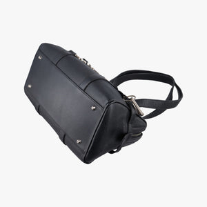 Vintage Christian Dior D-Charm BowlerL Black Leather  shoulderbag | stylenewstar