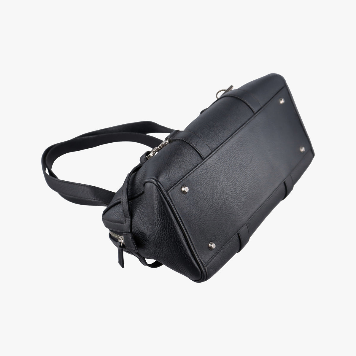 Vintage Christian Dior D-Charm BowlerL Black Leather  shoulderbag | stylenewstar