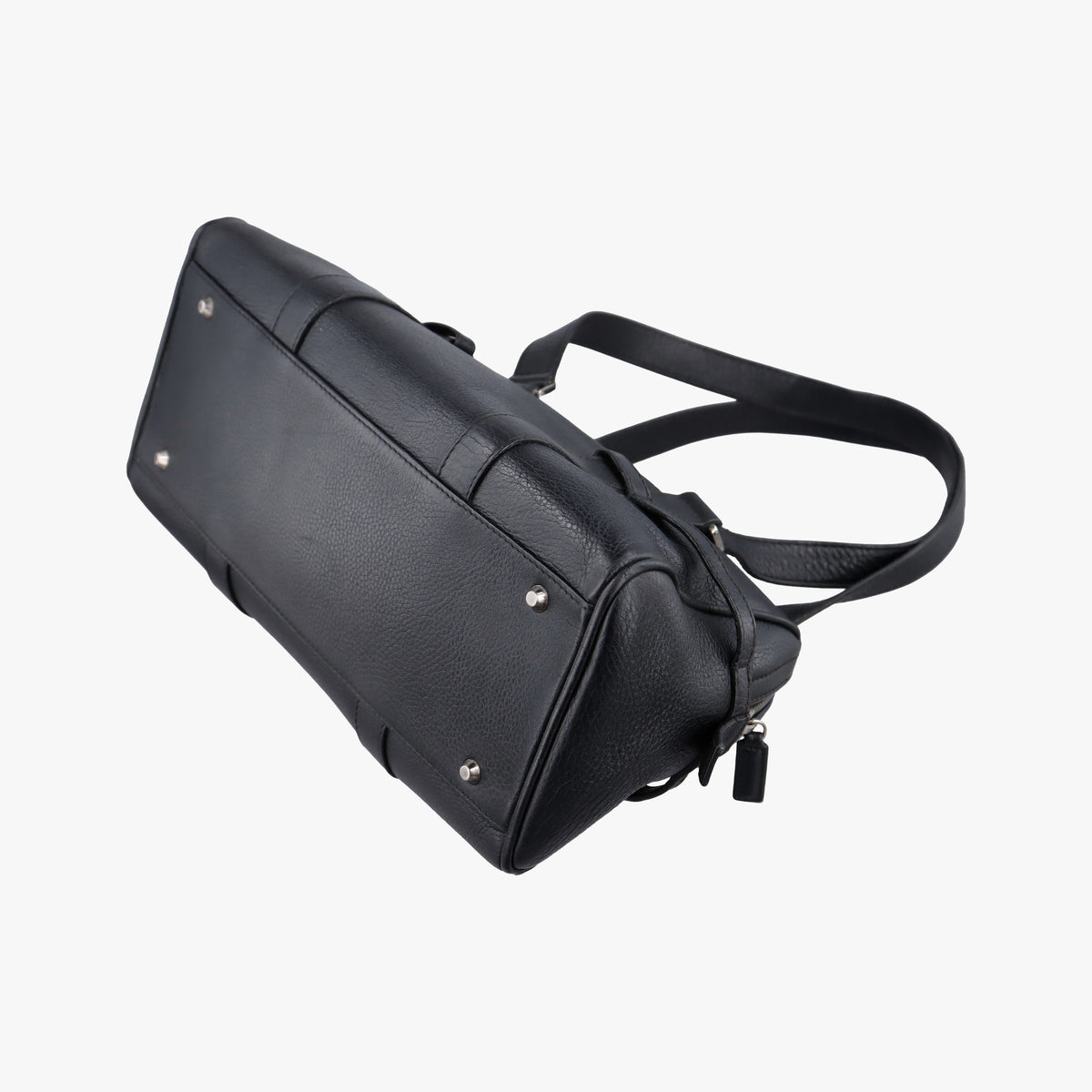 Vintage Christian Dior D-Charm BowlerL Black Leather  shoulderbag | stylenewstar
