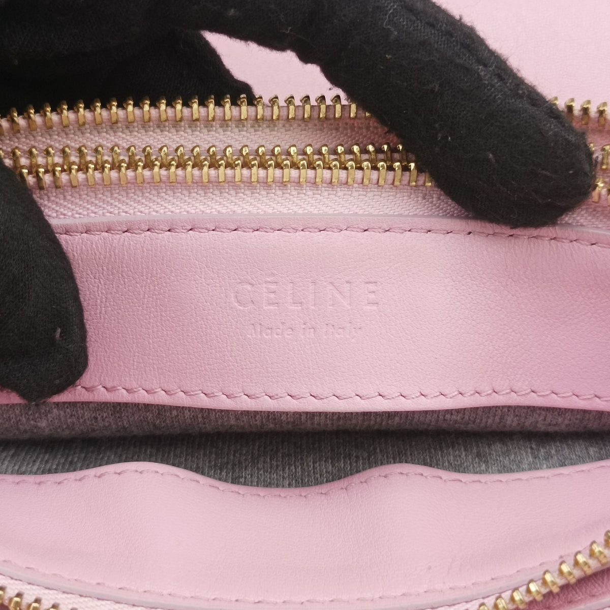 Pre-owned Celine TRIO Pink Leather  shoulderbag | stylenewstar