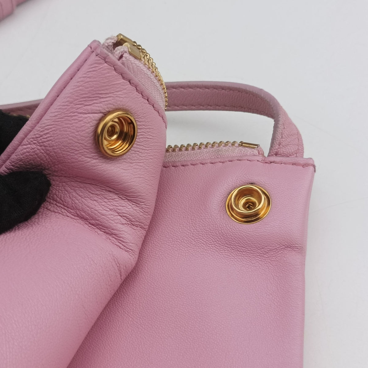 Pre-owned Celine TRIO Pink Leather  shoulderbag | stylenewstar