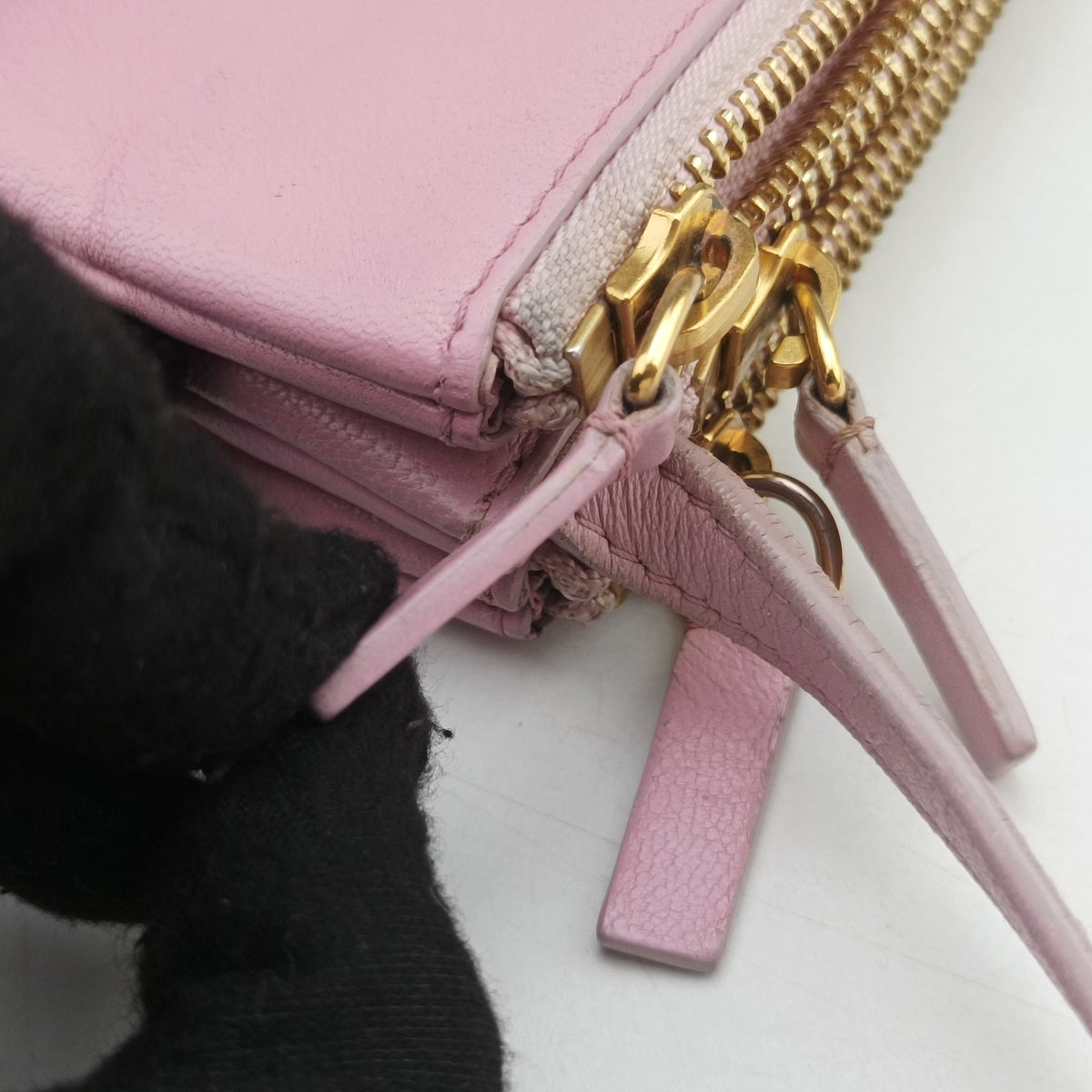 Pre-owned Celine TRIO Pink Leather  shoulderbag | stylenewstar