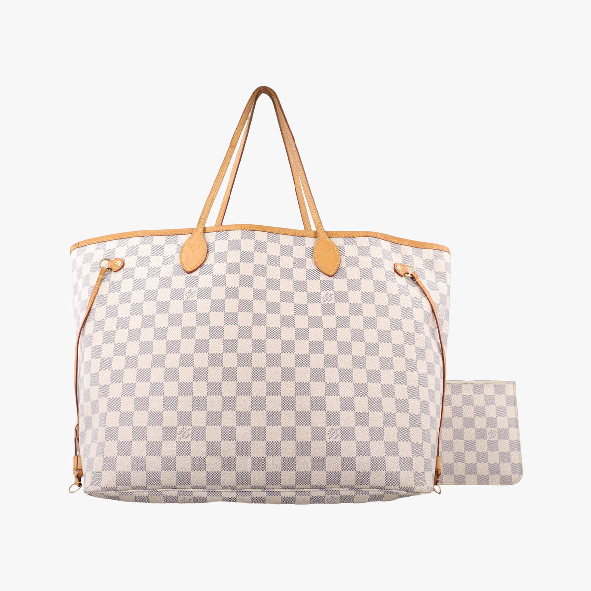 Pre-owned Louis Vuitton NEVERFULL GM Azur Damier Canvas N51108 shoulderbag | stylenewstar