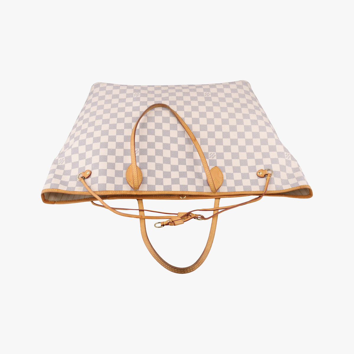 Pre-owned Louis Vuitton NEVERFULL GM Azur Damier Canvas N51108 shoulderbag | stylenewstar