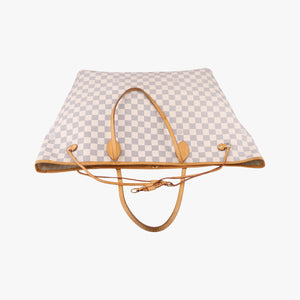 Pre-owned Louis Vuitton NEVERFULL GM Azur Damier Canvas N51108 shoulderbag | stylenewstar