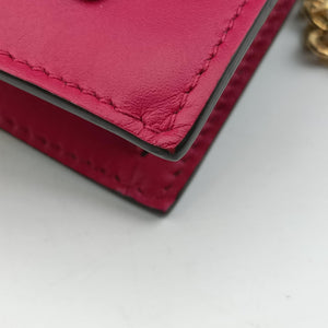 Pre-owned Louis Vuitton Portefeuille FLORE Chain brown×LIE DE VIN Monogram Canvas×calf leather M67404 shoulderbag | stylenewstar