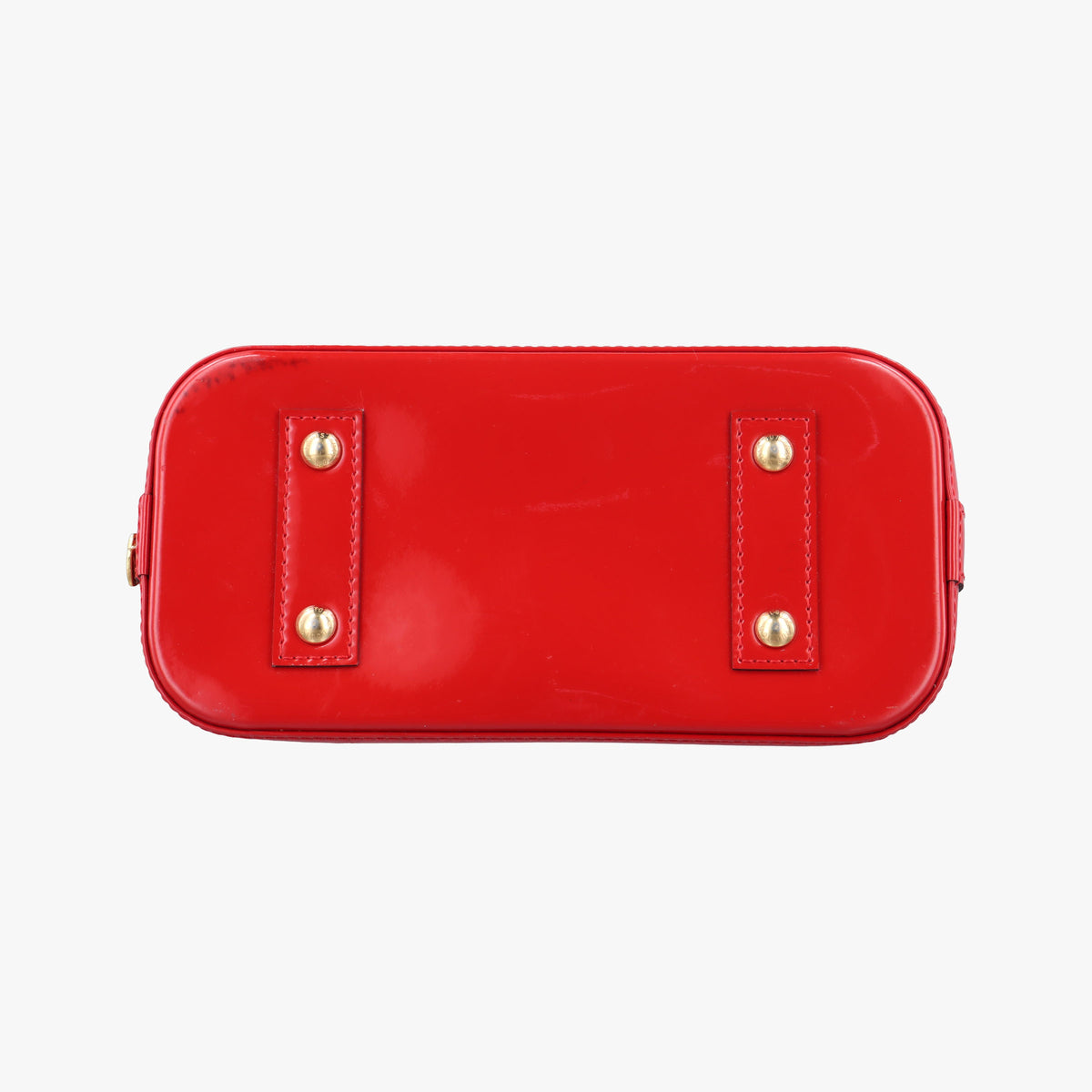 Pre-owned Louis Vuitton Alma BB CERISE Vernis M90174 shoulderbag | stylenewstar