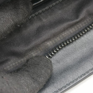 Pre-owned Bottega Veneta Intrecciato Black lambskin  shoulderbag | stylenewstar