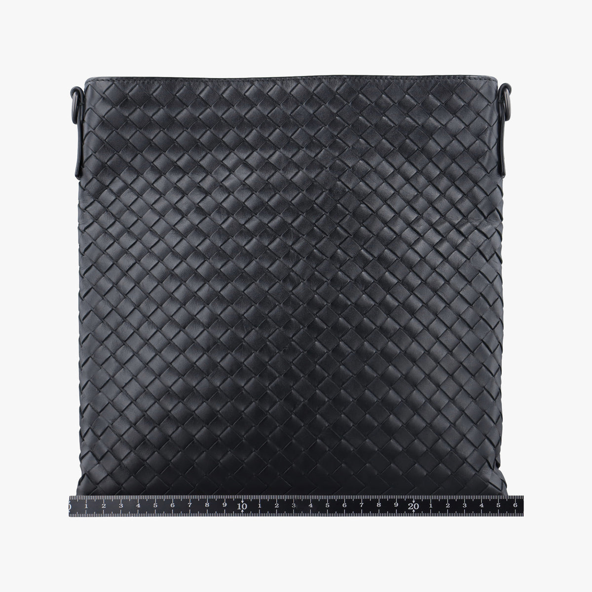Pre-owned Bottega Veneta Intrecciato Black lambskin  shoulderbag | stylenewstar