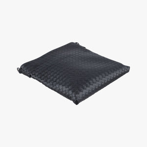 Pre-owned Bottega Veneta Intrecciato Black lambskin  shoulderbag | stylenewstar