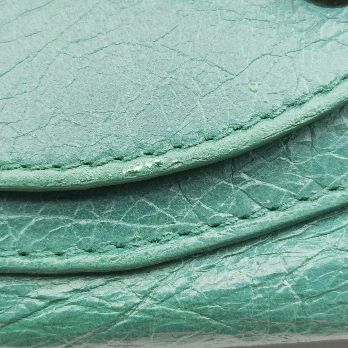 Pre-owned Balenciaga The Twiggy Green lambskin 128523 shoulderbag | stylenewstar